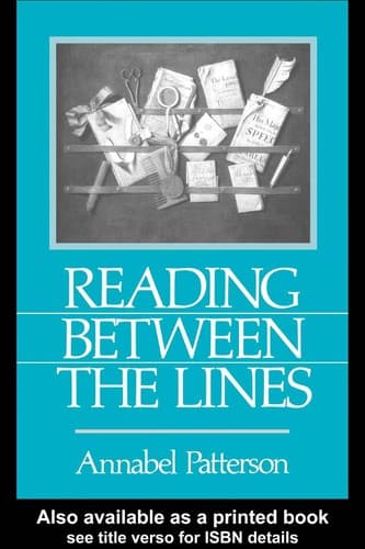 Tapa de Reading between the lines
