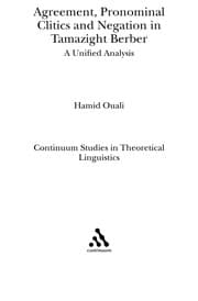 Tapa de Agreement, pronominal clitics and negation in Tamazight Berber