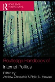 Tapa de Routledge Handbook of Internet Politics