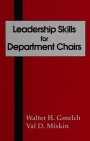 Tapa de Leadership skills for department chairs