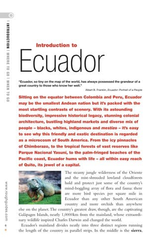Tapa de The rough guide to Ecuador