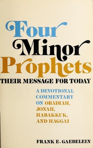 Tapa de FOUR MINOR PROPHETS