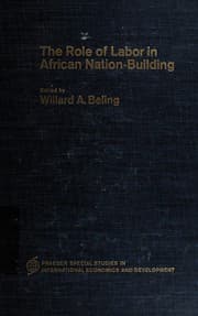 Tapa de The Role of labor in African nation-building