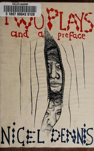 Tapa de Two plays and a preface