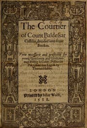Tapa de The courtier of Count Baldessar Castilio