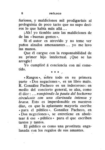 Tapa de Rasgos