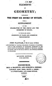 Tapa de Elements of geometry; containing the first six books of Euclid, with two books on the geometry ..