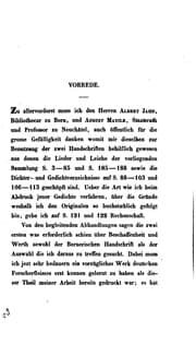 Tapa de Altfranzœsische lieder und leiche aus handschriften zu Bern und Neuenburg