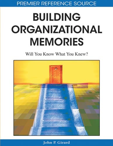 Tapa de Building organizational memories