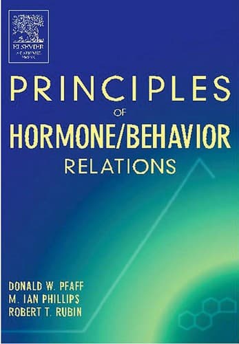 Tapa de Principles of hormone/behavior relations