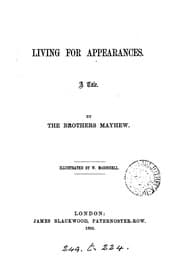 Tapa de Living for appearances, by the brothers Mayhew