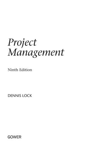 Tapa de Project Management