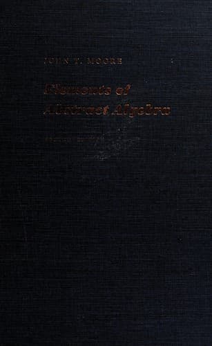 Tapa de Elements of abstract algebra