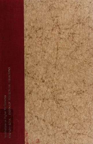 Tapa de Ordinary differential equations