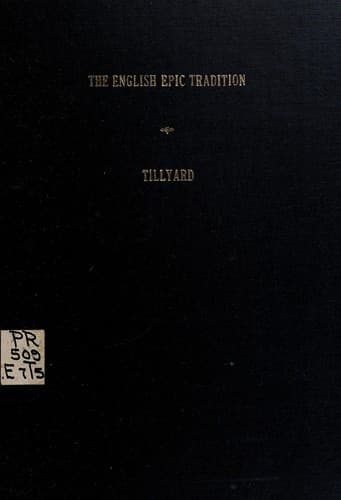 Tapa de The English epic tradition