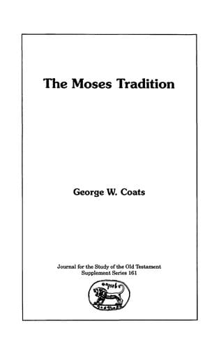 Tapa de The Moses tradition
