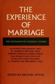Tapa de The experience of marriage