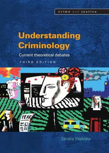 Tapa de Understanding criminology