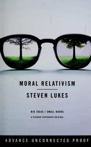 Tapa de Moral relativism