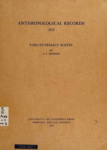 Tapa de Yokuts dialect survey