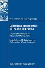 Tapa de Operations Management in Theorie und Praxis