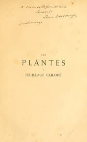 Tapa de Les plantes a feuillage coloré