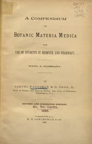 Tapa de A compendium of botanic materia medica