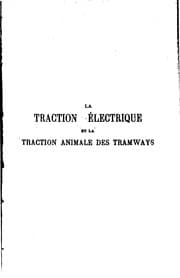 Tapa de La traction électrique et la trction animale des tramways