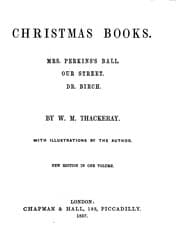 Tapa de Christmas books: Mrs. Perkins's ball, Our street, Dr. Birch