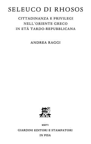 Tapa de Seleuco di Rhosos