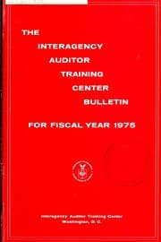 Tapa de The Interagency Auditor Training Center bulletin