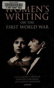 Tapa de Women's writing on the First World War