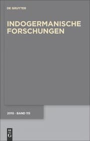 Tapa de Indogermanische Forschungen
