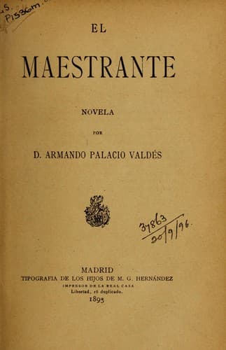 Tapa de El maestrante