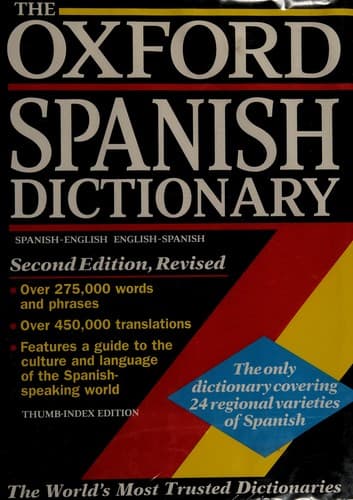Tapa de The Oxford Spanish dictionary