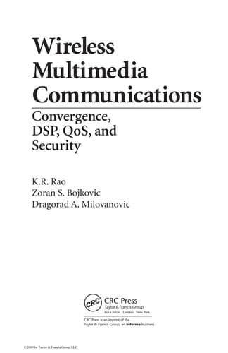 Tapa de Wireless multimedia communications
