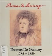 Tapa de Thomas De Quincey
