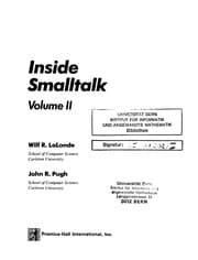 Tapa de Inside Smalltalk