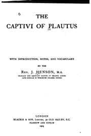 Tapa de The Captivi of Plautus