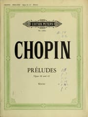 Tapa de Préludes für Klavier, opus 28 und 45