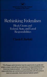 Tapa de Rethinking federalism