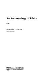 Tapa de An Anthropology of Ethics