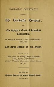 Tapa de Thesaurus incantatus