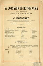 Tapa de Le jongleur de Notre-Dame