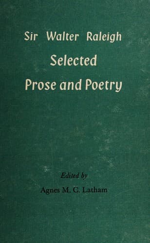 Tapa de Selected prose and poetry
