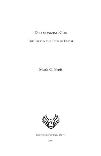 Tapa de Decolonizing god