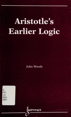 Tapa de Aristotle's earlier logic