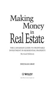 Tapa de Making money in real estate