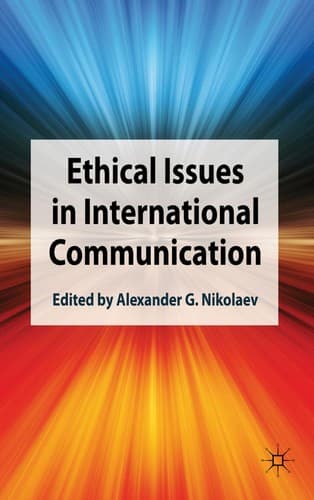 Tapa de Ethical issues in international communication