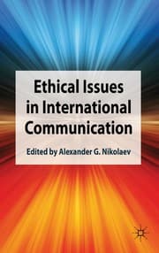 Tapa de Ethical issues in international communication